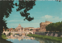 Cartolina Roma - Ponte E Castel Sant'angelo - Castel Sant'Angelo