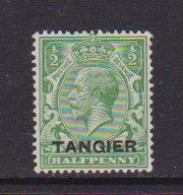 MOROCCO  AGENCIES  TANGIER    1927    1/2d  Green    MH - Morocco Agencies / Tangier (...-1958)