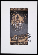 EX LIBRIS HUBERT ROCKENBERGER Per HORST SCHULT L27b-F01 X3/2 - Ex-libris