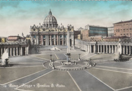 Cartolina Roma - Piazza E Basilica S.pietro - San Pietro