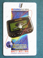 Phonecard Chip Advertising Pager Euroinform Satellite 2520 Units 90 Calls UKRAINE - Ucrania