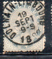 BELGIQUE BELGIE BELGIO BELGIUM 1883 KING ROI LEOPOLD II 20c USED OBLITERE' USATO - 1883 Léopold II