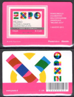 2012 Italia - Repubblica, Tessere Filateliche, Expo Milano 2015 - Filatelistische Kaarten
