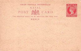 NATAL - REPLY POSTCARD ONE PENNY Unc / 5139 - Natal (1857-1909)