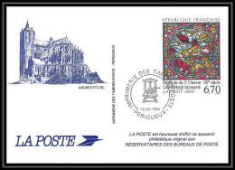 0270f France Entier Postal Stationery Cathedrale Du Mans 1994 - Pseudo-interi Di Produzione Ufficiale