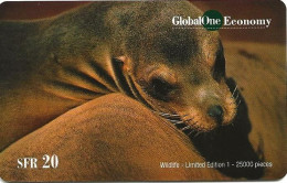 Switzerland: Prepaid GlobalOne - Wildlife 1 - Switzerland