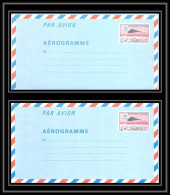 1394 France Entier Postal Stationery Aérogramme Concorde 3f70 Neuf 2 Nuances Tb - Luchtpostbladen