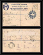 1723/ Afrique Du Sud (RSA) N°2 Complément Entier Stationery Enveloppe (cover) Registered Pour Allemagne (germany) 1924 - Covers & Documents