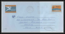 1745/ Afrique Du Sud (RSA) Entier Stationery Aérogramme Air Letter Pou Canada 1973 - Storia Postale