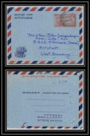 1885/ Inde (India) Entier Stationery Aerogramme Air Letter Allemagne Germany 1975 Rhinoceros - Aerogramas