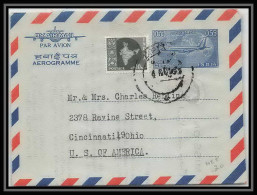 1902/ Inde (India) Entier Stationery Aerogramme Air Letter N°36 Pour Usa - Aerogramas