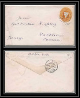 1906/ Inde (India) Entier Stationery Enveloppe (cover) N°3 Victoria Pour Allemagne Germany 1903 - Sobres