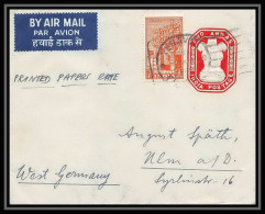 1945/ Inde (India) Entier Stationery Enveloppe (cover) N°21 Par Avion Pour Allemagne Germany - Buste