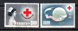 Timbre De Taiwan : (4) 1963  Centenaire De La Croix-Rouge Commémorative SG474/5** - Unused Stamps