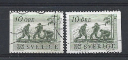 Sweden 1956 Railways Centenary Y.T. 411a (0) - Used Stamps