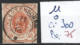 LUXEMBOURG 11 Oblitéré Côte 300 € - 1859-1880 Armarios