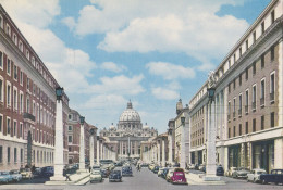 Cartolina Roma - Via Della Conciliazione E S.pietro - San Pietro