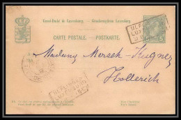 2962/ Luxembourg (luxemburg) Entier Stationery Carte Postale (postcard) N°53 Ulflin Pour Hollerich 1897 - Ganzsachen