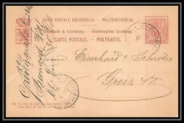 2982/ Luxembourg (luxemburg) Entier Stationery Carte Postale (postcard) N°44 Eiserhardt 1894 - Postwaardestukken