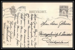 3149/ Danemark (Denmark) Entier Stationery Carte Postale (postcard) 1922 Pour Allemagne Germany - Entiers Postaux