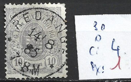 LUXEMBOURG 30 Oblitéré Côte 4 € - 1859-1880 Coat Of Arms