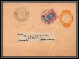 3976/ Brésil (brazil) Entier Stationery Bande Journal Newspapers Wrapper N°8 Braunschweig Allemagne (germany) - Entiers Postaux