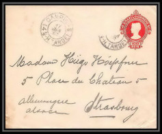 4042/ Brésil (brazil) Entier Stationery Enveloppe (cover) N°19 Pour Strasbourg France / Allemagne (germany) - Entiers Postaux