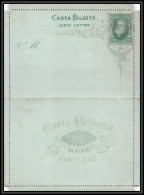 4058/ Brésil (brazil) Entier Stationery Carte Lettre Letter Card N°9 Neuf (mint) 1884 - Entiers Postaux