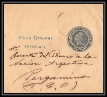 4107/ Argentine (Argentina) Entier Stationery Bande Pour Journal Newspapers Wrapper  - Postal Stationery