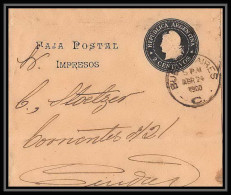 4117/ Argentine (Argentina) Entier Stationery Bande Pour Journal Newspapers Wrapper N°29 1900  - Interi Postali