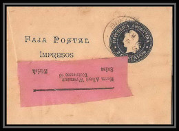 4119/ Argentine (Argentina) Entier Stationery Bande Pour Journal Newspapers Wrapper N°29 1900 Pour Zurich Suisse (Swiss) - Postal Stationery