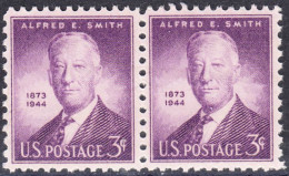 !a! USA Sc# 0937 MNH Horiz.PAIR (a2) - Alfred E. Smith - Nuevos