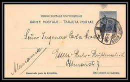4260/ Argentine (Argentina) Entier Stationery Carte Postale (postcard) N°34 Pour Allemagne (germany) 1912 - Postwaardestukken