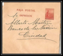 4266/ Argentine (Argentina) Entier Stationery Bande Pour Journal Newspapers Wrapper N°37 1911 - Postal Stationery