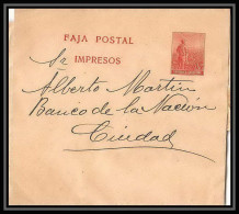 4266/ Argentine (Argentina) Entier Stationery Bande Pour Journal Newspapers Wrapper N°37 1911 - Postwaardestukken