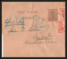 4276/ Argentine (Argentina) Entier Stationery Bande Pour Journal Newspapers Wrapper N°45 1917 - Ganzsachen