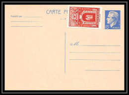 4470 Raignier 15f Bleu B1 139mm Cote 250 1958 Carte Postale Monaco Entier Postal Stationery - Enteros  Postales