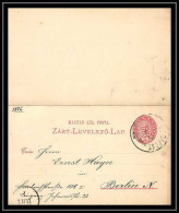 4530 Budapest Pour Belin 1886 Carte Postale Hongrie (Hungary) Entier Postal Stationery - Ganzsachen