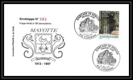 5215/ Pegase Tirage Numerote 82/300 Y&t 79 Cascade De Soulou Mayotte 1999 Fdc Premier Jour Lettre Cover - Cartas & Documentos