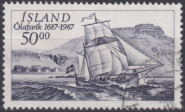 1987 Island > 1944-... Republik ° Mi:IS 663, Sn:IS 637, Yt:IS 616, Olafsvic Trading Station, 300 Years - Used Stamps