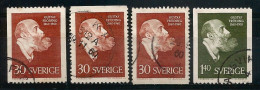 Sweden 1960 G. Fröding Y.T. 452/453+452a (0) - Oblitérés