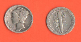 America Dime 1939 S USA Mercury America XXX   Silver Coin - 1916-1945: Mercury (Mercurio)