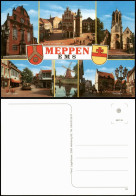 Meppen Mehrbild-AK Mit Markt Mit Rathaus Bahnhofstr. Propstei-Kirche Uvm. 1980 - Meppen