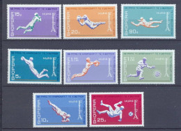 320 Albanie (Albania) MNH ** N° 1463 / 1470 COUPE DU MONDE DE Football (Soccer) 1974 MUNICH COTE 7 Euros - 1974 – West-Duitsland