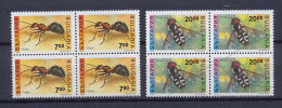 Bulgarie (Bulgaria) MNH ** 157a N° 3461/62 Insectes ( Insects ) COTE 96 Euros Bloc 4 - Unused Stamps