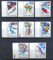 Roumanie (Romania) MNH ** -28- Mi 4761- 4768 Jeux Olympiques (olympic Games) Albertville 92 Skating,Bobsleigh,Ski Hockey - Winter 1992: Albertville