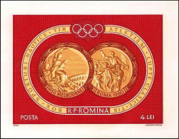 Roumanie (Romania) MNH ** -52- Bloc N° 51 Jeux Olympiques (olympic Games) 1956 MELBOURNE 1960 ROME COTE 18.5 Euros - Sommer 1956: Melbourne