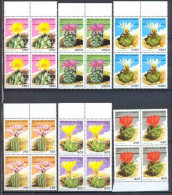 Bénin ** MNH 032 - Bloc 4 Michel N° 824/829l Cactusfleurs (fleur Flower Flowers) - Sukkulenten