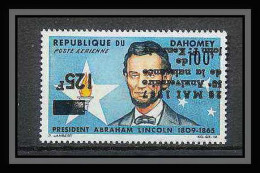 Bénin Dahomey 010 Michel N°313 Lincoln Surcharge Overprint Kennedy Renversée Neuf**  - Kennedy (John F.)