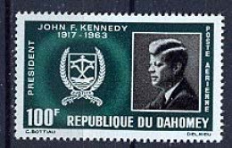 Dahomey ** MNH 07 - Poste Aérienne 34 Kennedy Cote 2.80 - Kennedy (John F.)